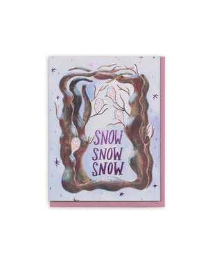 Snowy Owl Card
