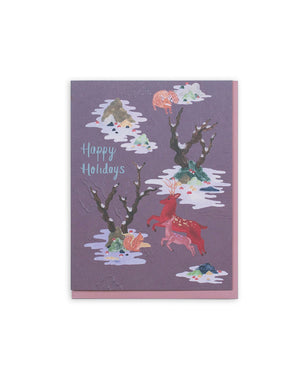 Winter Toile Card