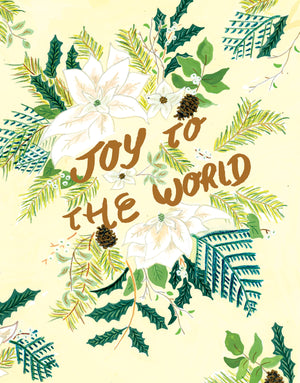 Joy to the World Flora Card