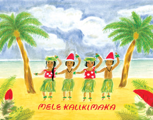 Mele Kalikimaka Card