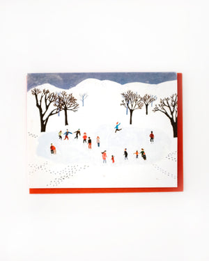 Ice Skating Card