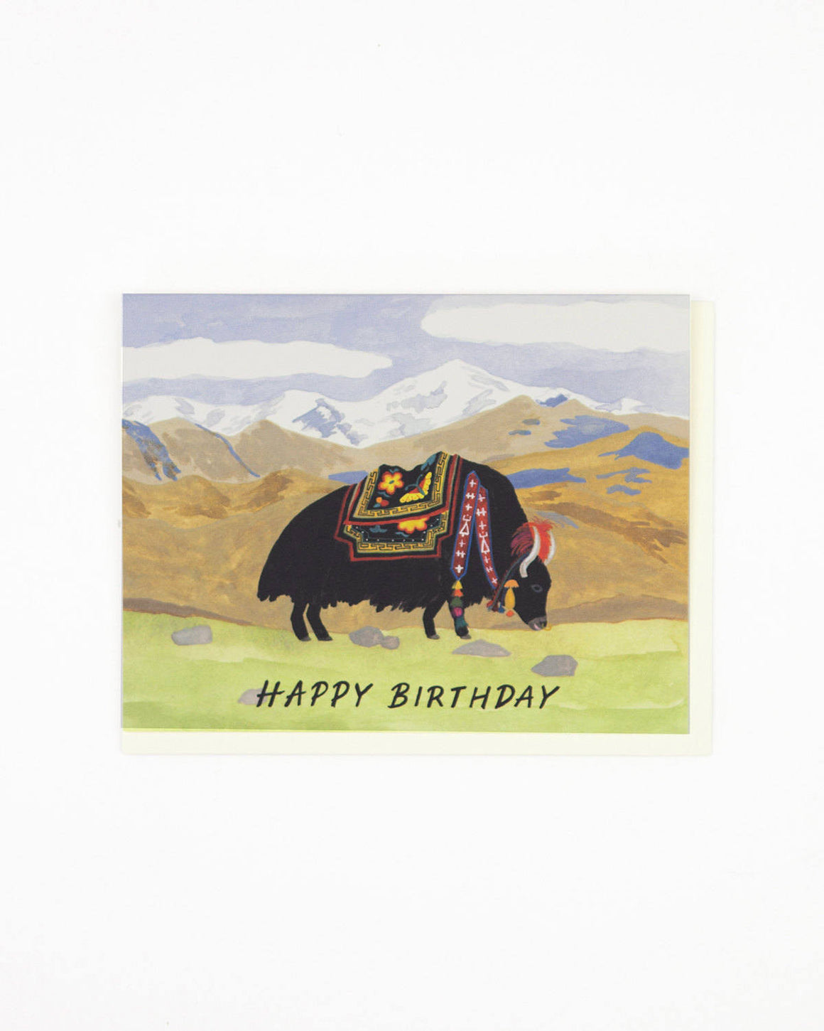 Yak Birthday Card