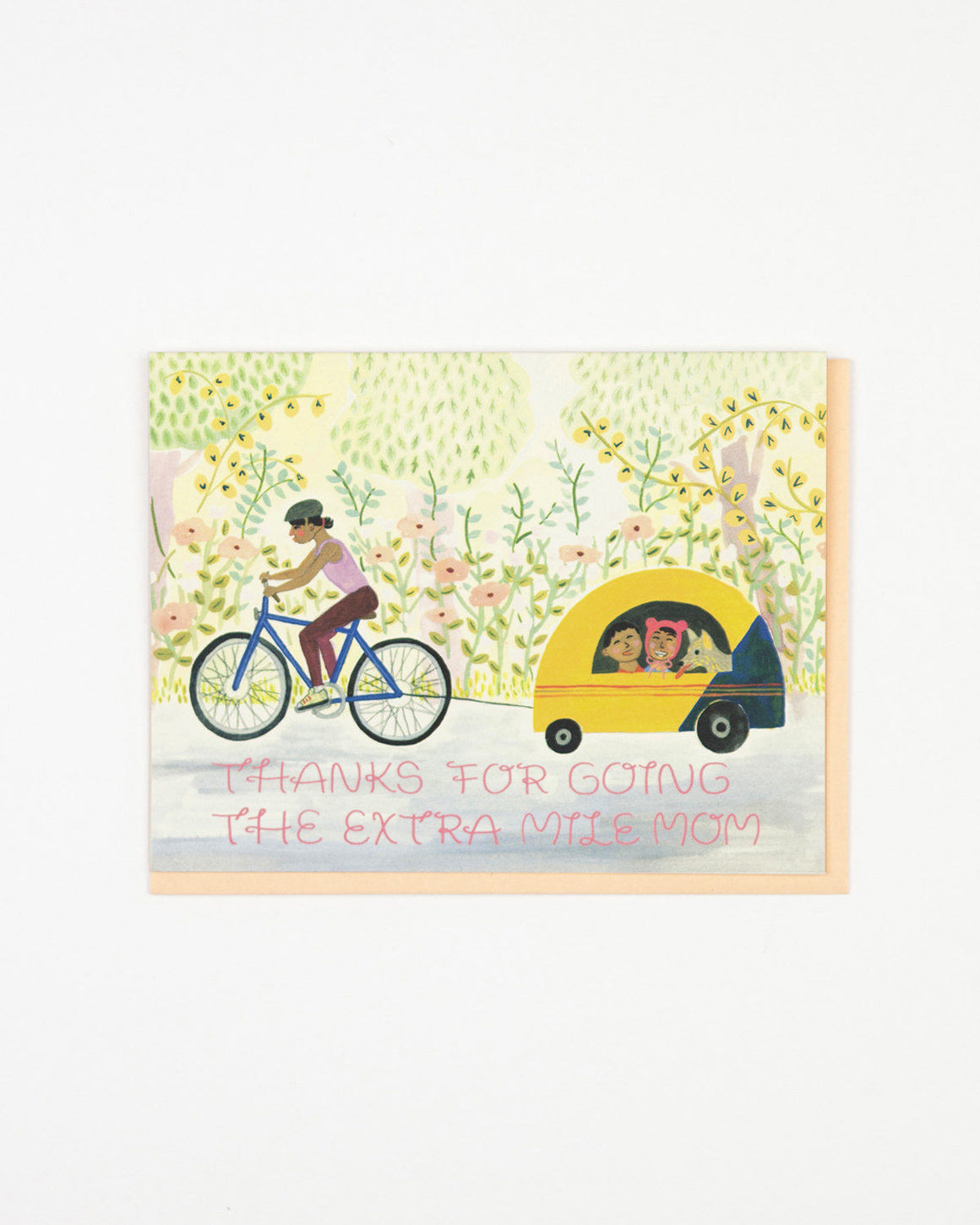 Mom Biking Card