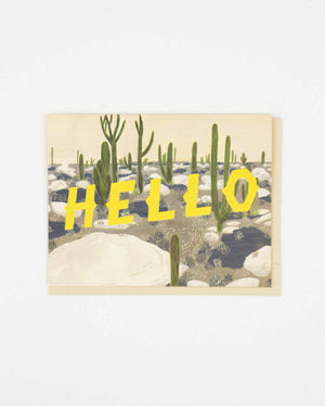 Hello Desert Card